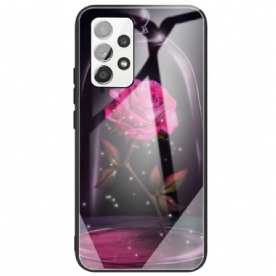 Hoesje voor Samsung Galaxy A33 5G Magisch Roze Gehard Glas