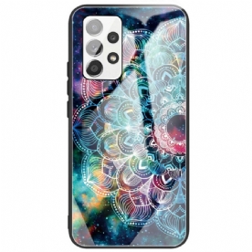 Hoesje voor Samsung Galaxy A33 5G Mandala Van Gehard Glas