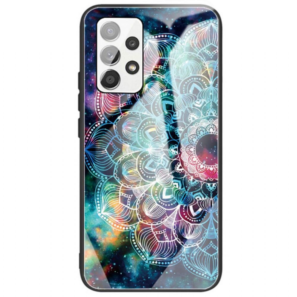 Hoesje voor Samsung Galaxy A33 5G Mandala Van Gehard Glas