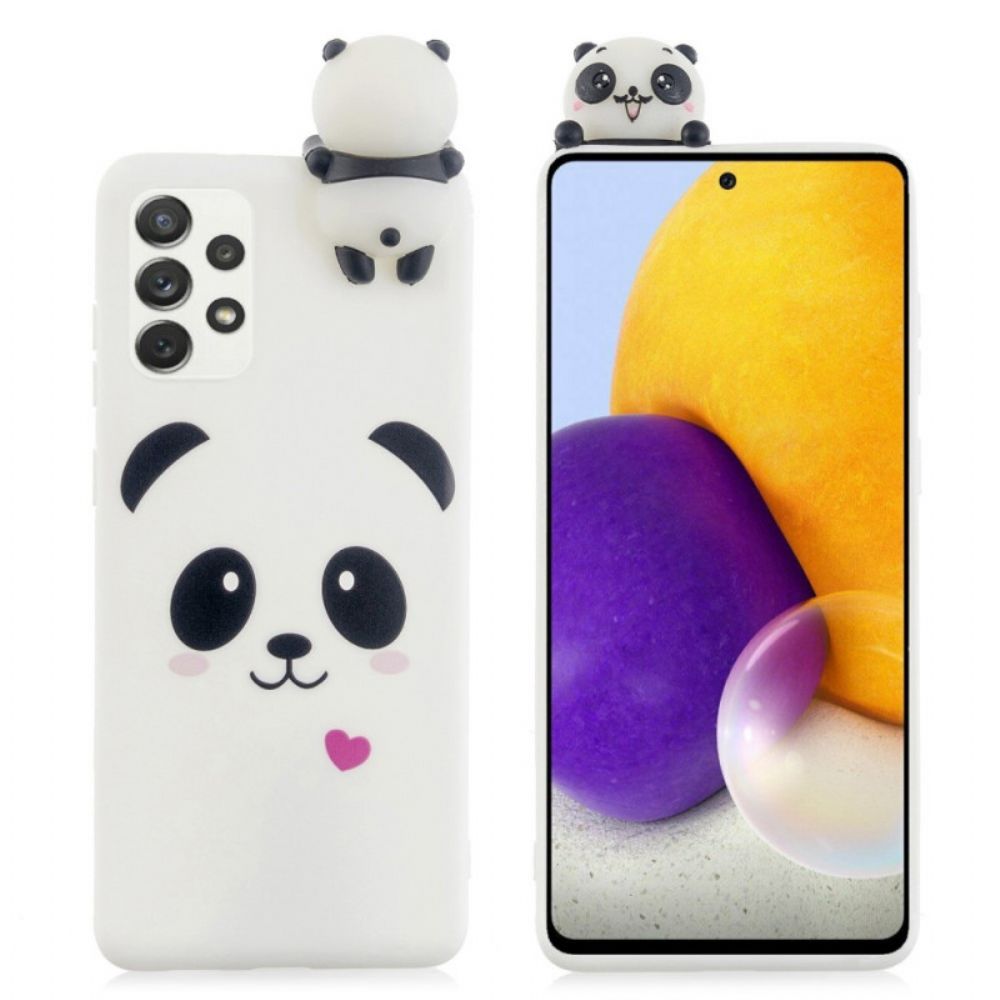 Hoesje voor Samsung Galaxy A33 5G Panda Plezier 3d