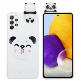 Hoesje voor Samsung Galaxy A33 5G Panda Plezier 3d