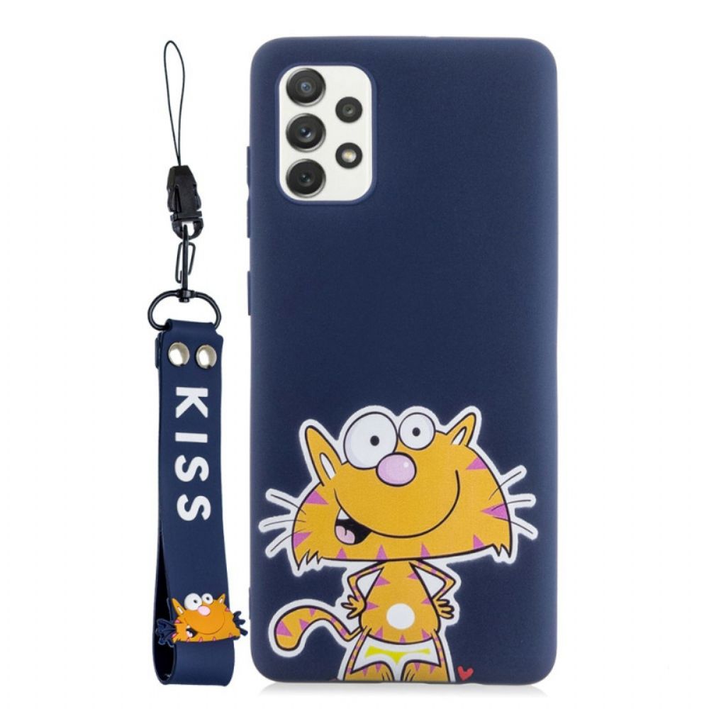 Telefoonhoesje voor Samsung Galaxy A33 5G Cartoon Met Koord