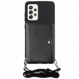 Telefoonhoesje voor Samsung Galaxy A33 5G Crossbody-kaarthouder