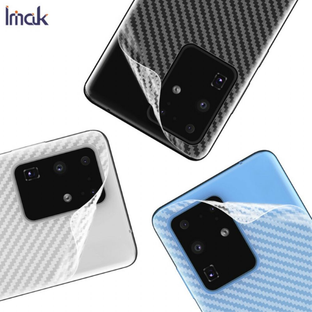 Achterfilm Voor Samsung Galaxy S20 Ultra Style Carbon Imak