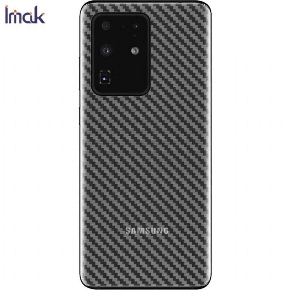 Achterfilm Voor Samsung Galaxy S20 Ultra Style Carbon Imak