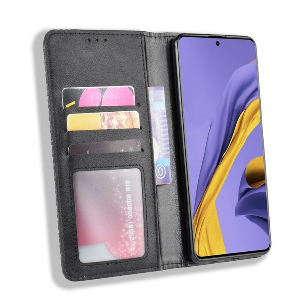 Bescherming Hoesje voor Samsung Galaxy S20 Ultra Folio-hoesje Vintage Gestileerd Leereffect