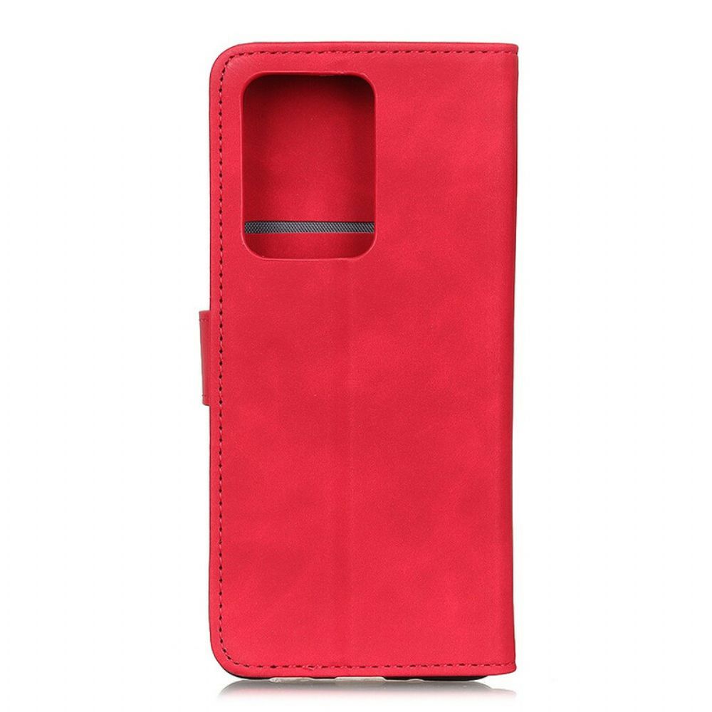 Flip Case voor Samsung Galaxy S20 Ultra Vintage Leereffect Khazneh