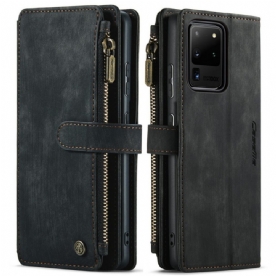 Folio-hoesje voor Samsung Galaxy S20 Ultra Caseme Zak Met Ritssluiting