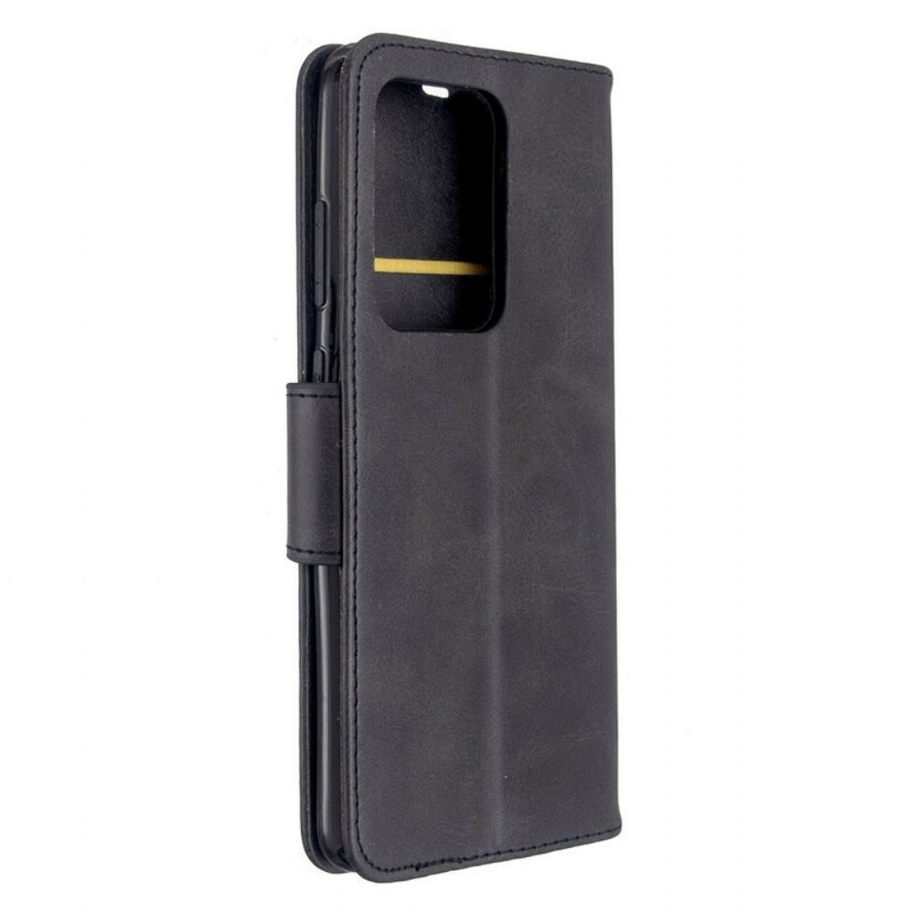 Folio-hoesje voor Samsung Galaxy S20 Ultra Flip Case Gladde Schuine Klep