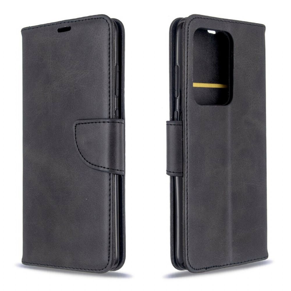 Folio-hoesje voor Samsung Galaxy S20 Ultra Flip Case Gladde Schuine Klep