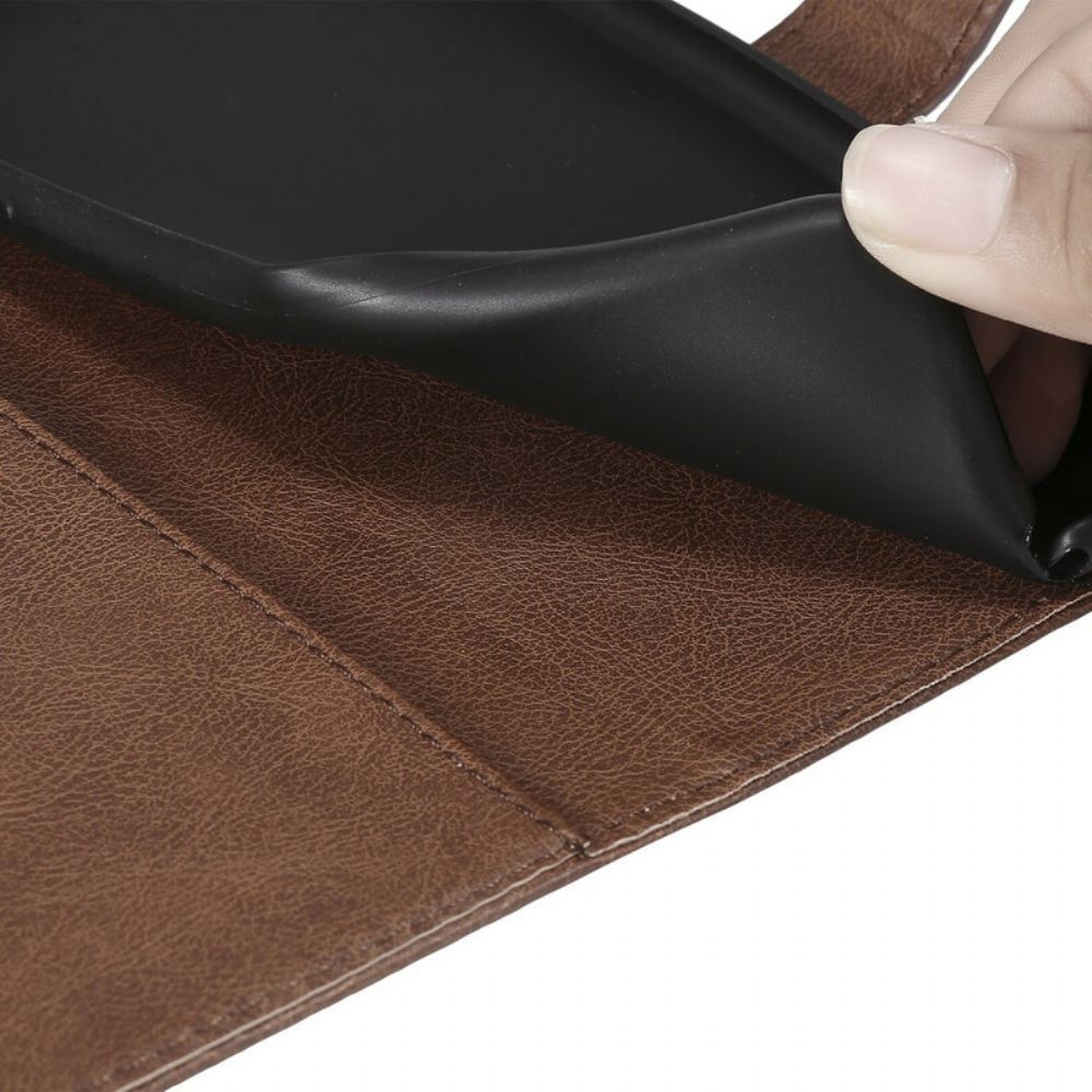 Folio-hoesje voor Samsung Galaxy S20 Ultra Met Ketting Kunstlederen Band