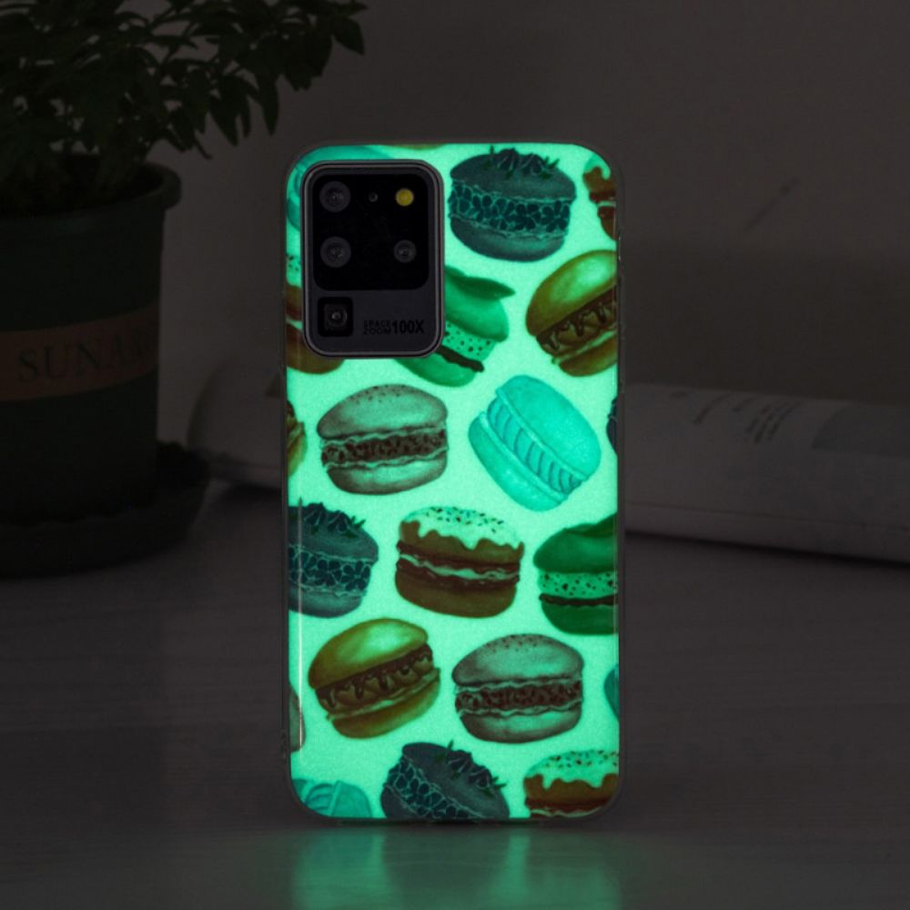 Hoesje voor Samsung Galaxy S20 Ultra Fluorescerende Bitterkoekjes