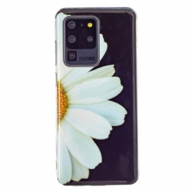 Hoesje voor Samsung Galaxy S20 Ultra Fluorescerende Bloemenreeks