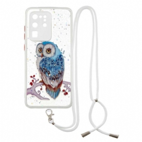 Hoesje voor Samsung Galaxy S20 Ultra Uil Met Koord