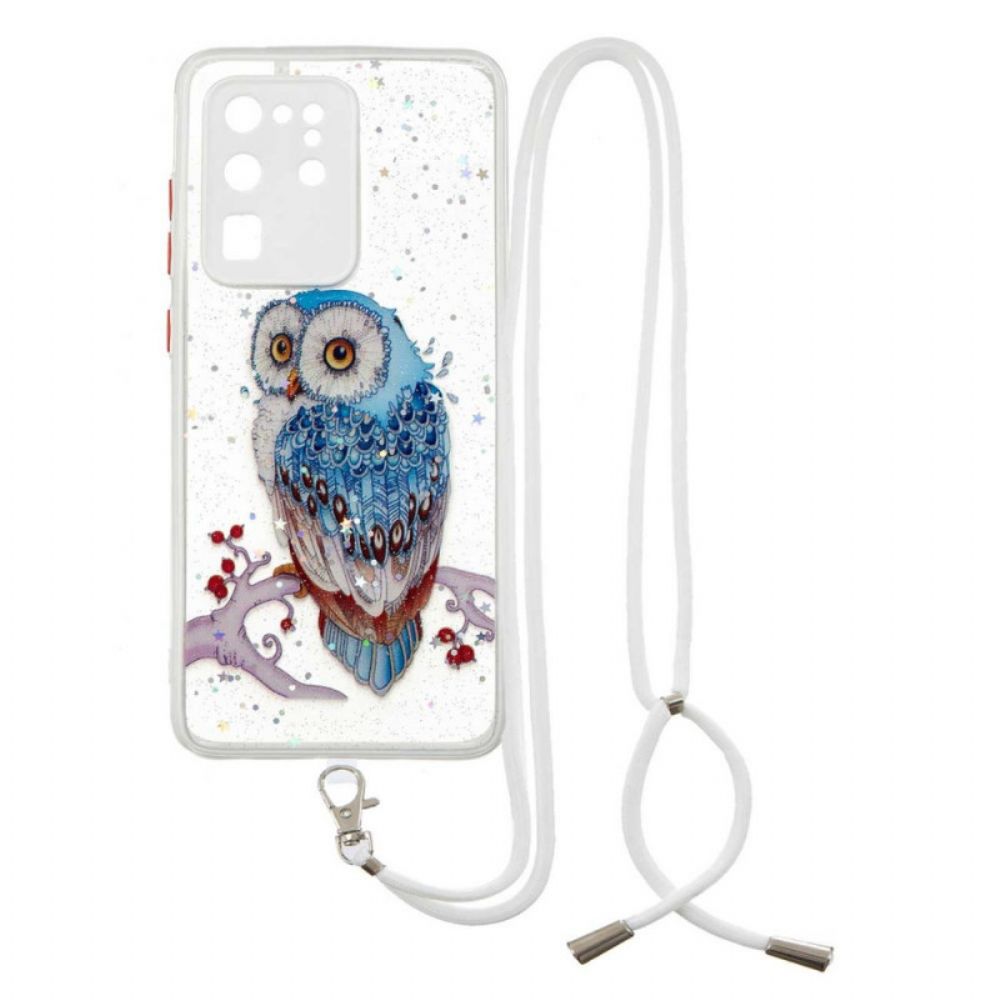 Hoesje voor Samsung Galaxy S20 Ultra Uil Met Koord