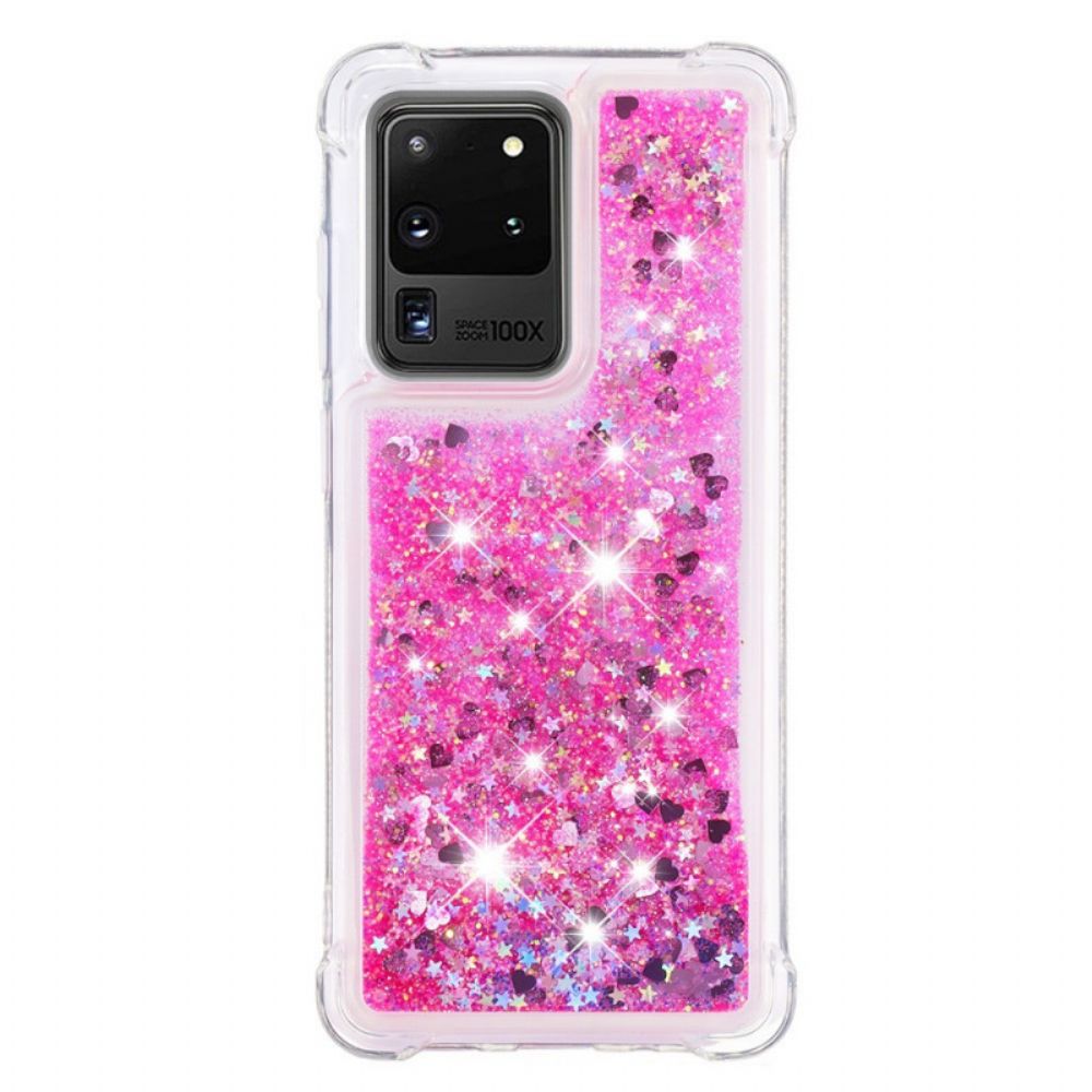 Hoesje voor Samsung Galaxy S20 Ultra Verlangen Glitter