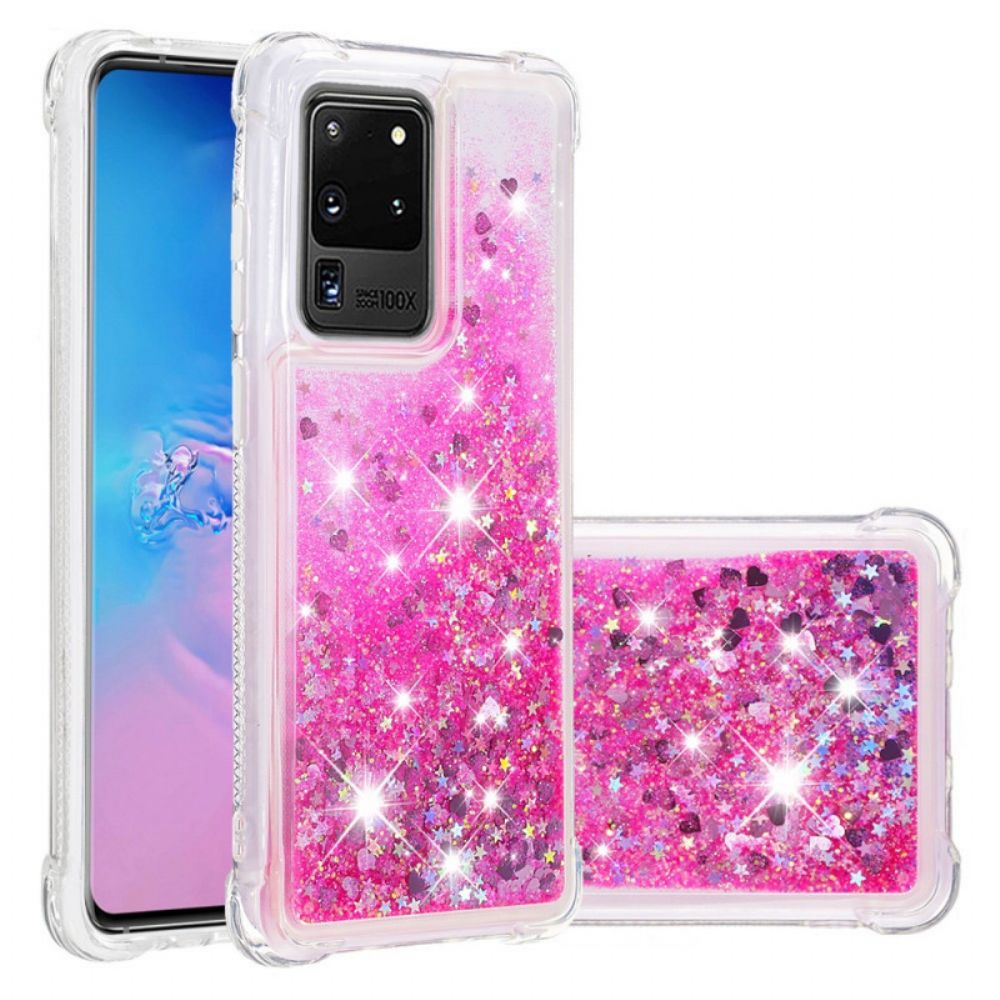 Hoesje voor Samsung Galaxy S20 Ultra Verlangen Glitter