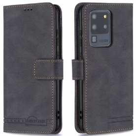 Leren Hoesje voor Samsung Galaxy S20 Ultra Rfid Binfen-kleur