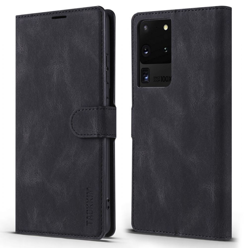 Leren Hoesje voor Samsung Galaxy S20 Ultra Taokkim Lederen Stijl