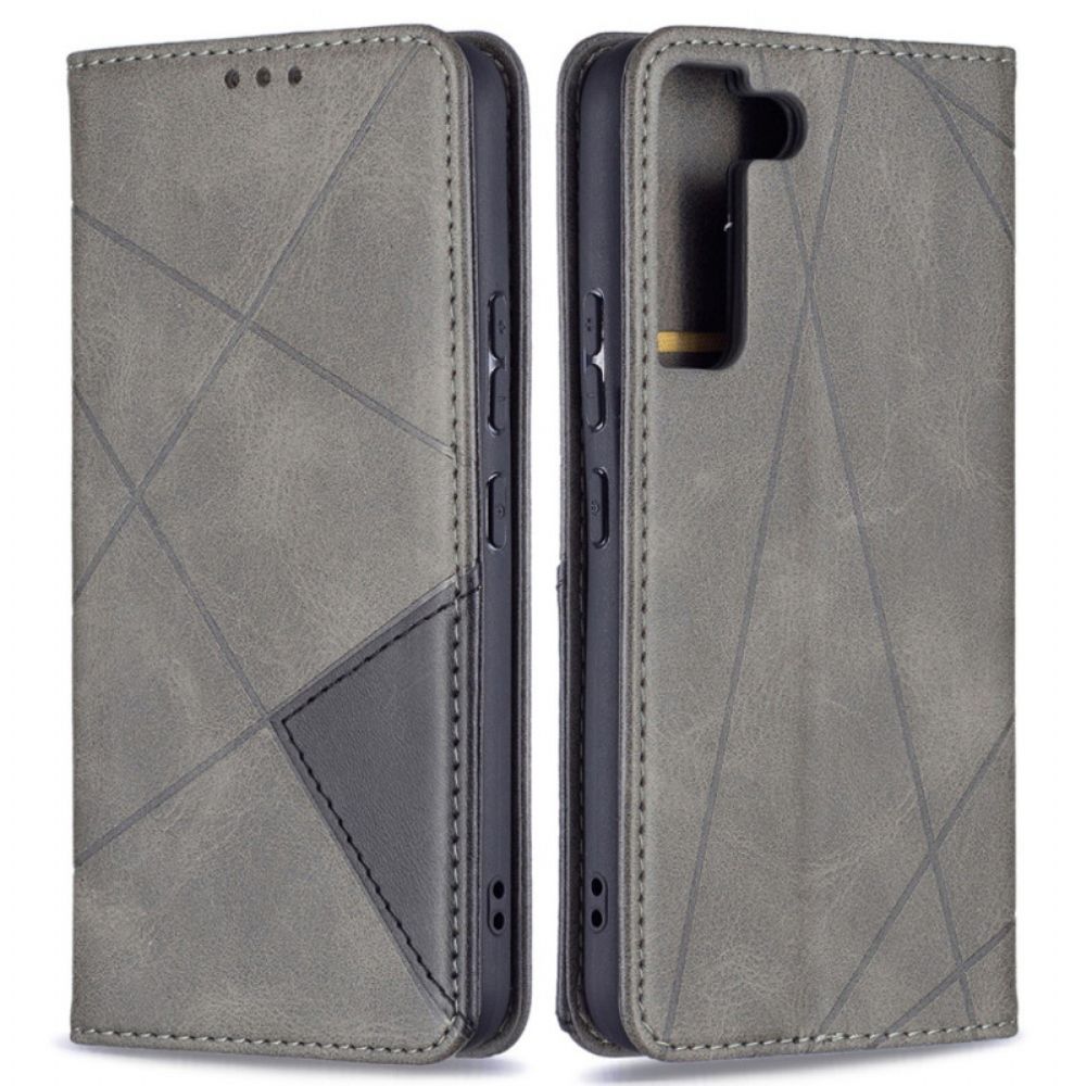 Bescherming Hoesje voor Samsung Galaxy S22 5G Folio-hoesje Artiestenstijl