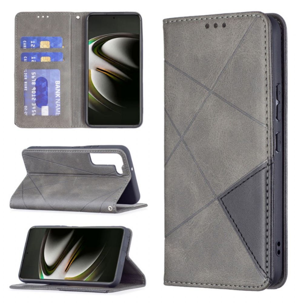 Bescherming Hoesje voor Samsung Galaxy S22 5G Folio-hoesje Artiestenstijl