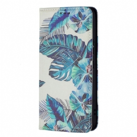 Bescherming Hoesje voor Samsung Galaxy S22 5G Folio-hoesje Bladeren