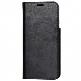 Bescherming Hoesje voor Samsung Galaxy S22 5G Folio-hoesje Echt Leer