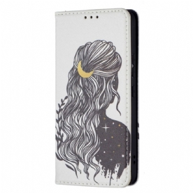 Bescherming Hoesje voor Samsung Galaxy S22 5G Folio-hoesje Mooi Haar