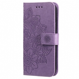 Flip Case voor Samsung Galaxy S22 5G Bloemenmandala