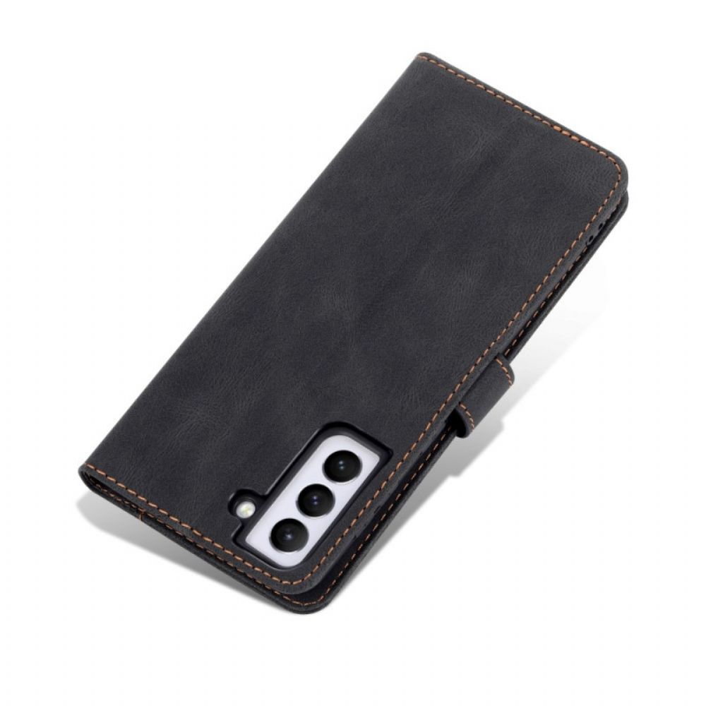 Folio-hoesje voor Samsung Galaxy S22 5G Azns-naden