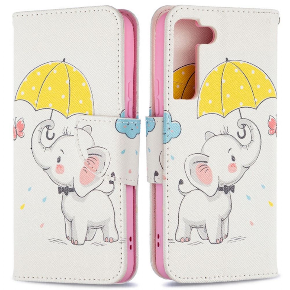 Folio-hoesje voor Samsung Galaxy S22 5G Babyolifant