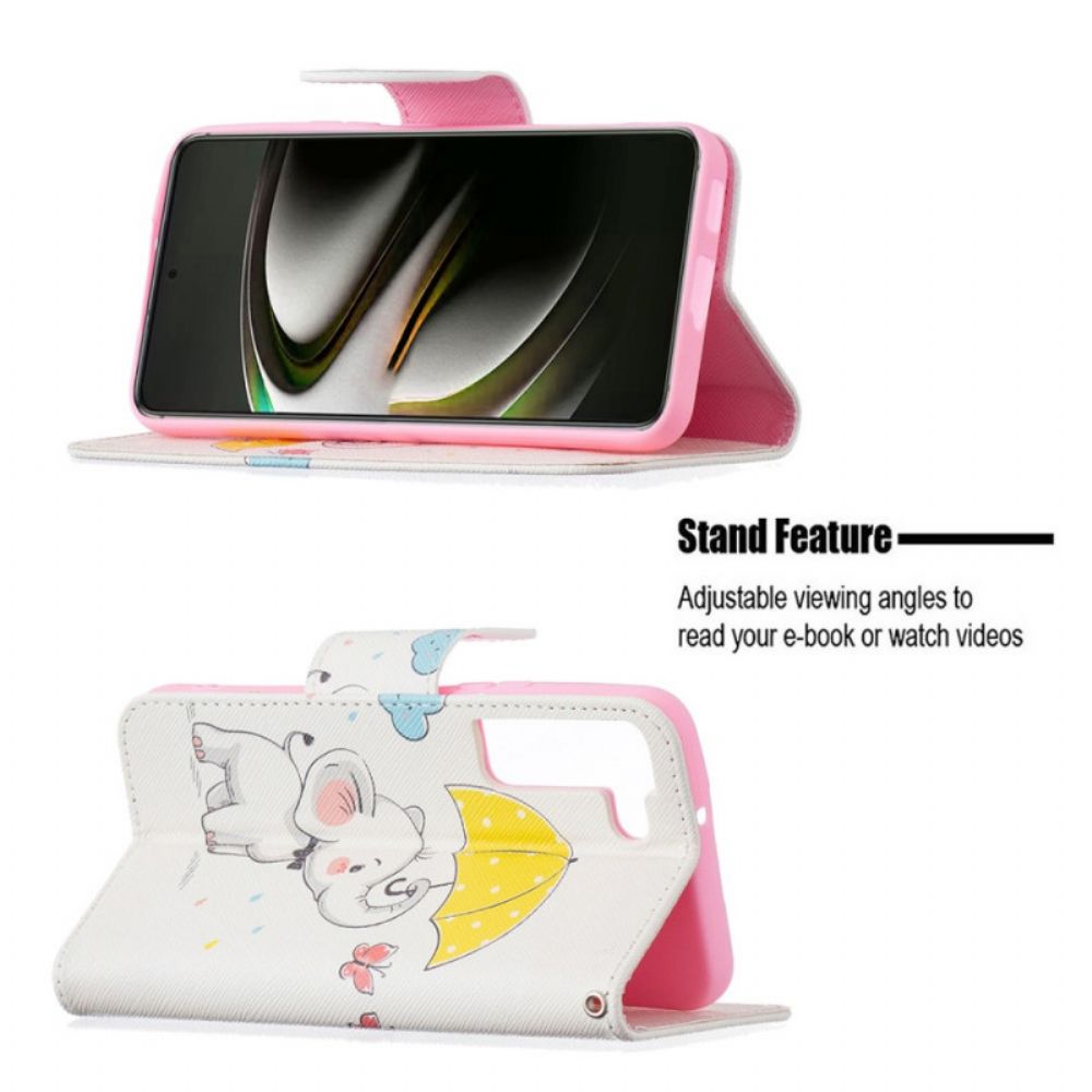 Folio-hoesje voor Samsung Galaxy S22 5G Babyolifant