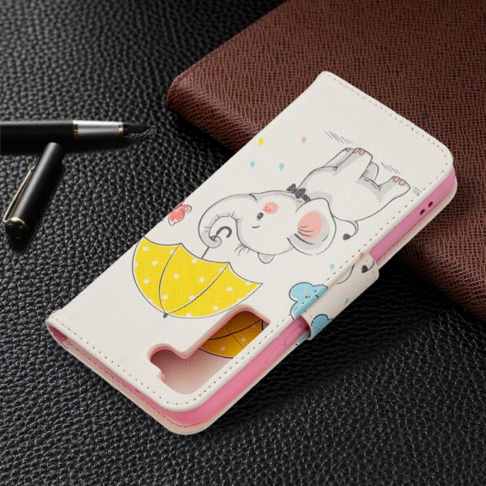 Folio-hoesje voor Samsung Galaxy S22 5G Babyolifant