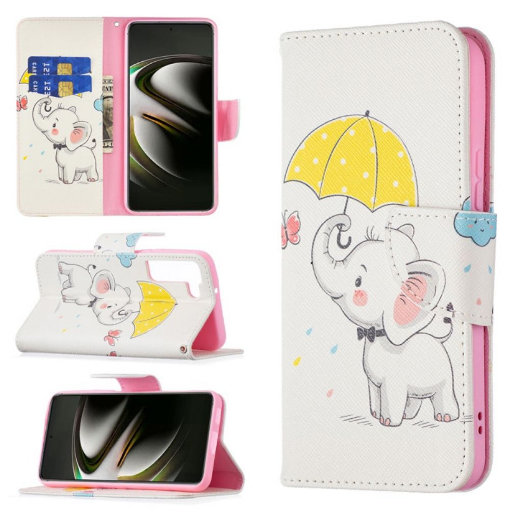 Folio-hoesje voor Samsung Galaxy S22 5G Babyolifant