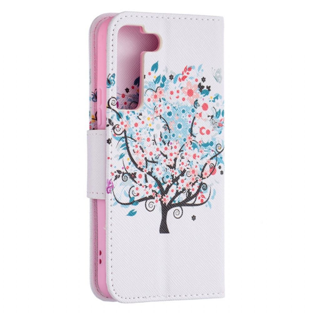 Folio-hoesje voor Samsung Galaxy S22 5G Bloemrijke Boom