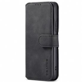 Folio-hoesje voor Samsung Galaxy S22 5G Dg.ming Retro