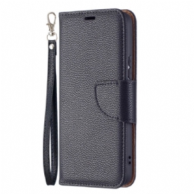 Folio-hoesje voor Samsung Galaxy S22 5G Flip Case Litchi Flap Schuin