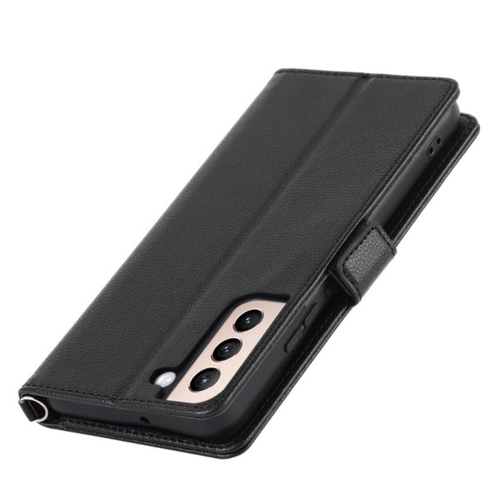 Folio-hoesje voor Samsung Galaxy S22 5G Hart Met Riem