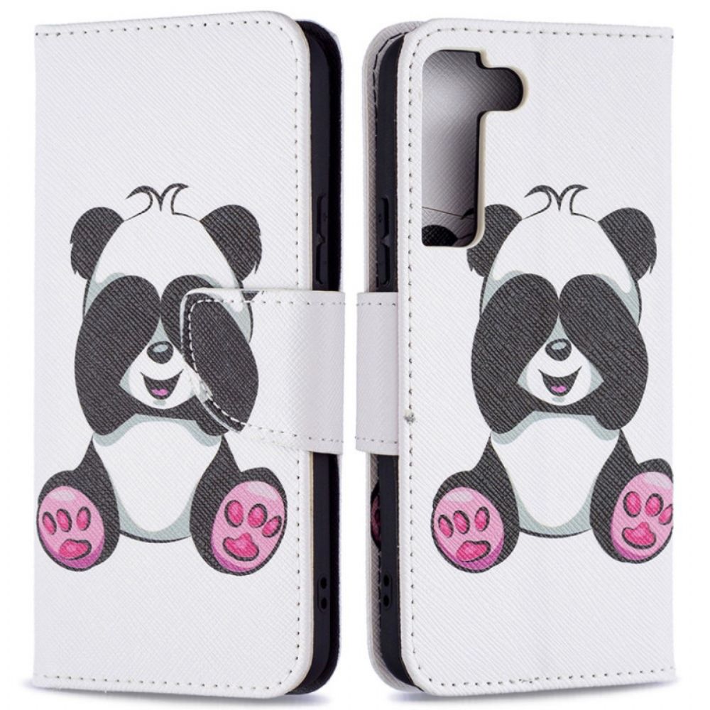 Folio-hoesje voor Samsung Galaxy S22 5G Pandaplezier