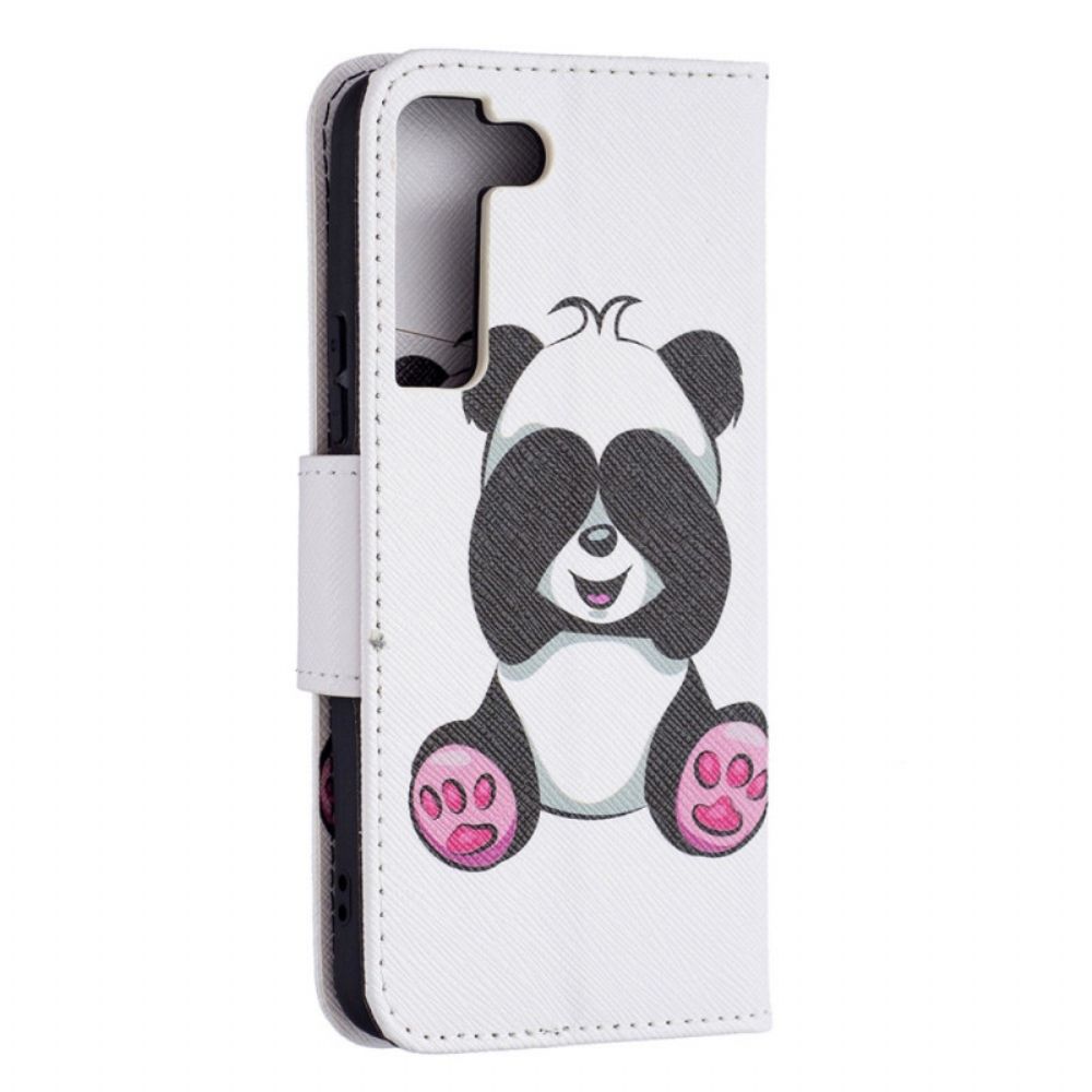 Folio-hoesje voor Samsung Galaxy S22 5G Pandaplezier