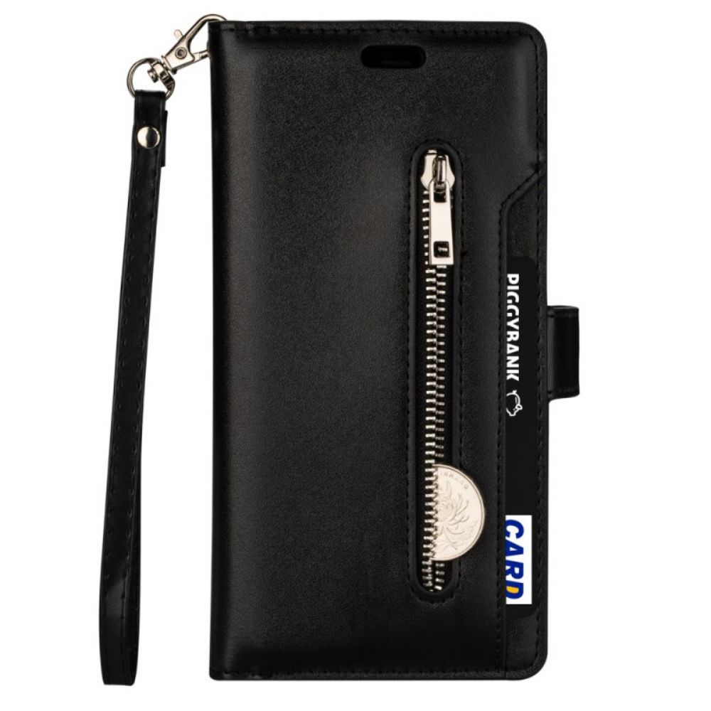 Folio-hoesje voor Samsung Galaxy S22 5G Portemonnee En Lanyard