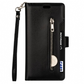 Folio-hoesje voor Samsung Galaxy S22 5G Portemonnee En Lanyard