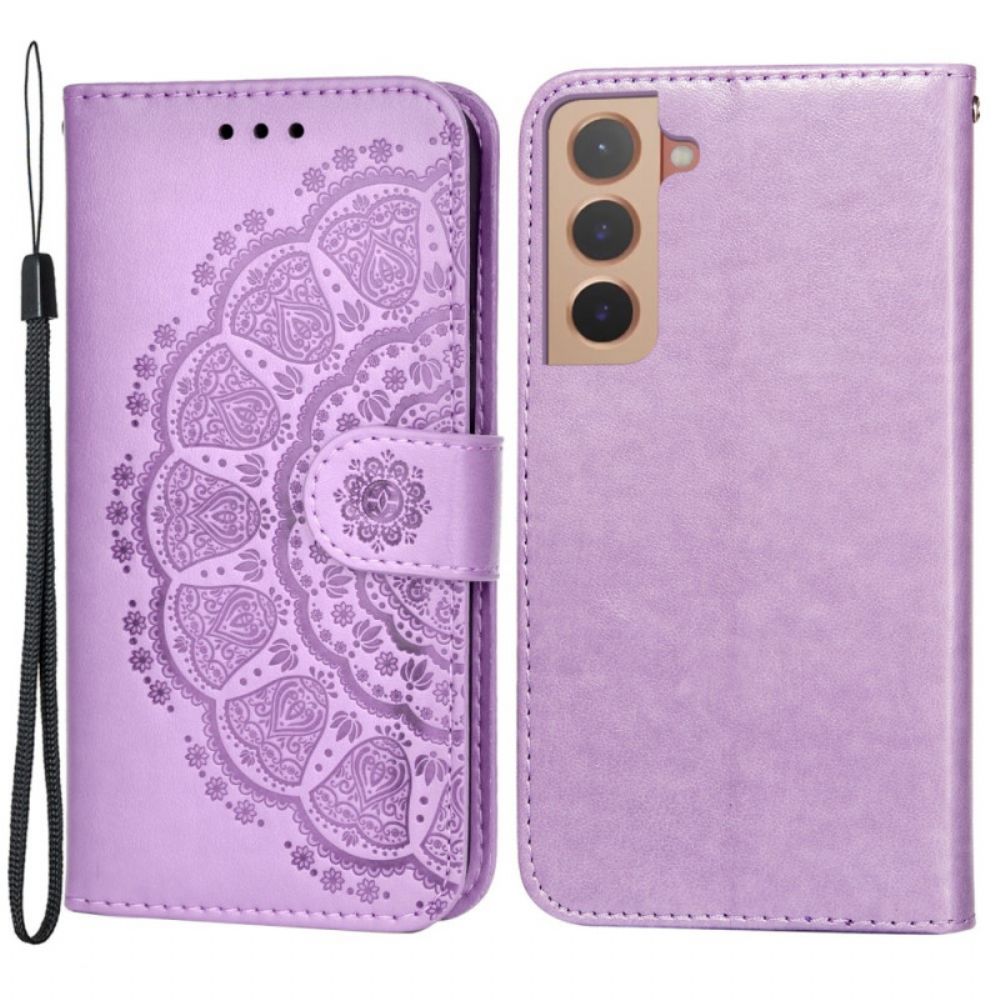 Folio-hoesje voor Samsung Galaxy S22 5G Totem Mandala