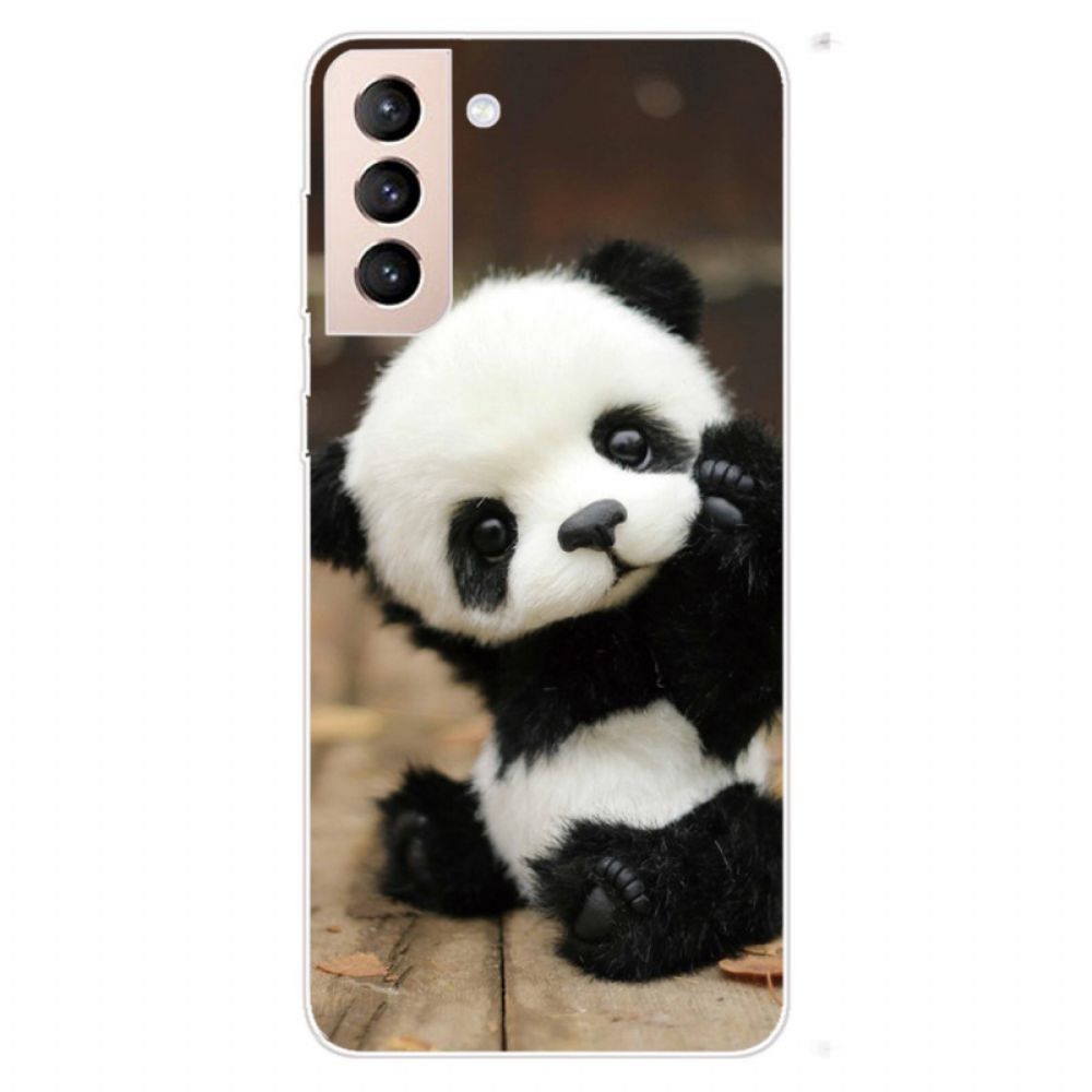 Hoesje voor Samsung Galaxy S22 5G Flexibele Panda