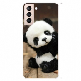 Hoesje voor Samsung Galaxy S22 5G Flexibele Panda