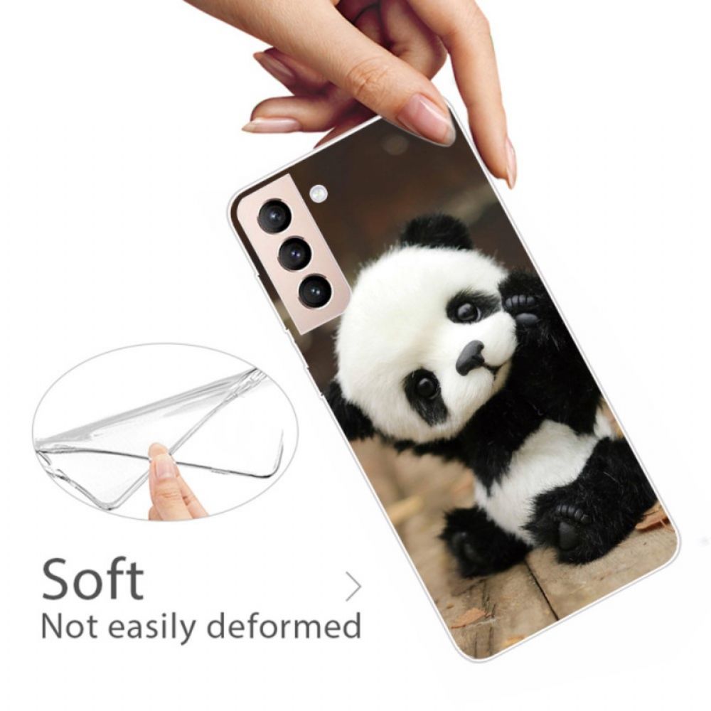 Hoesje voor Samsung Galaxy S22 5G Flexibele Panda