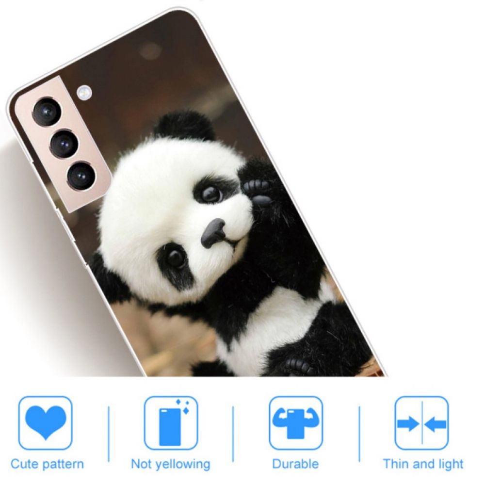 Hoesje voor Samsung Galaxy S22 5G Flexibele Panda