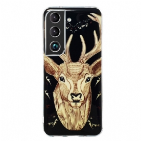 Hoesje voor Samsung Galaxy S22 5G Fluorescerend Majestueus Hert