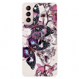 Hoesje voor Samsung Galaxy S22 5G Kleurrijke Vlinders