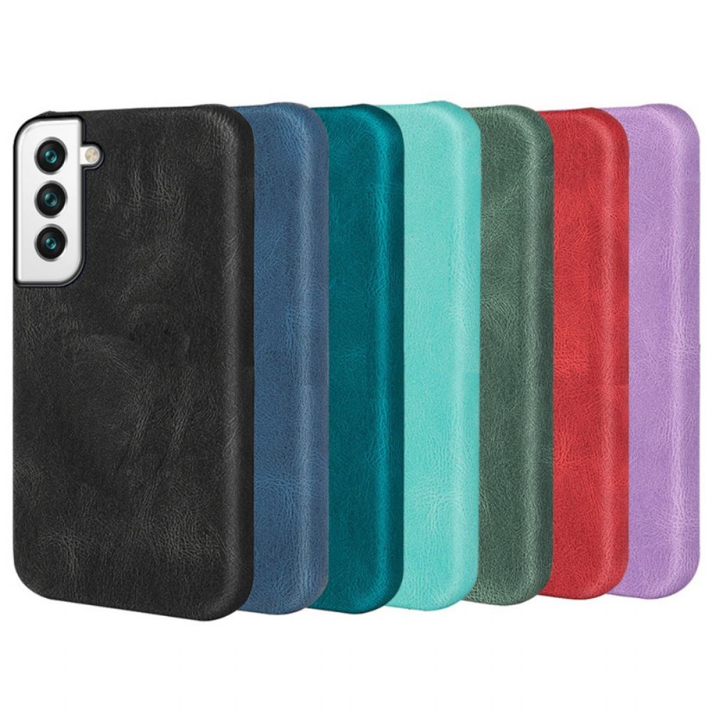 Hoesje voor Samsung Galaxy S22 5G Leerstijl